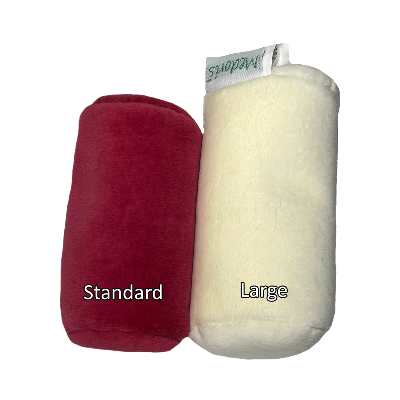 M063 palm protector standard and large sizes compared side by side