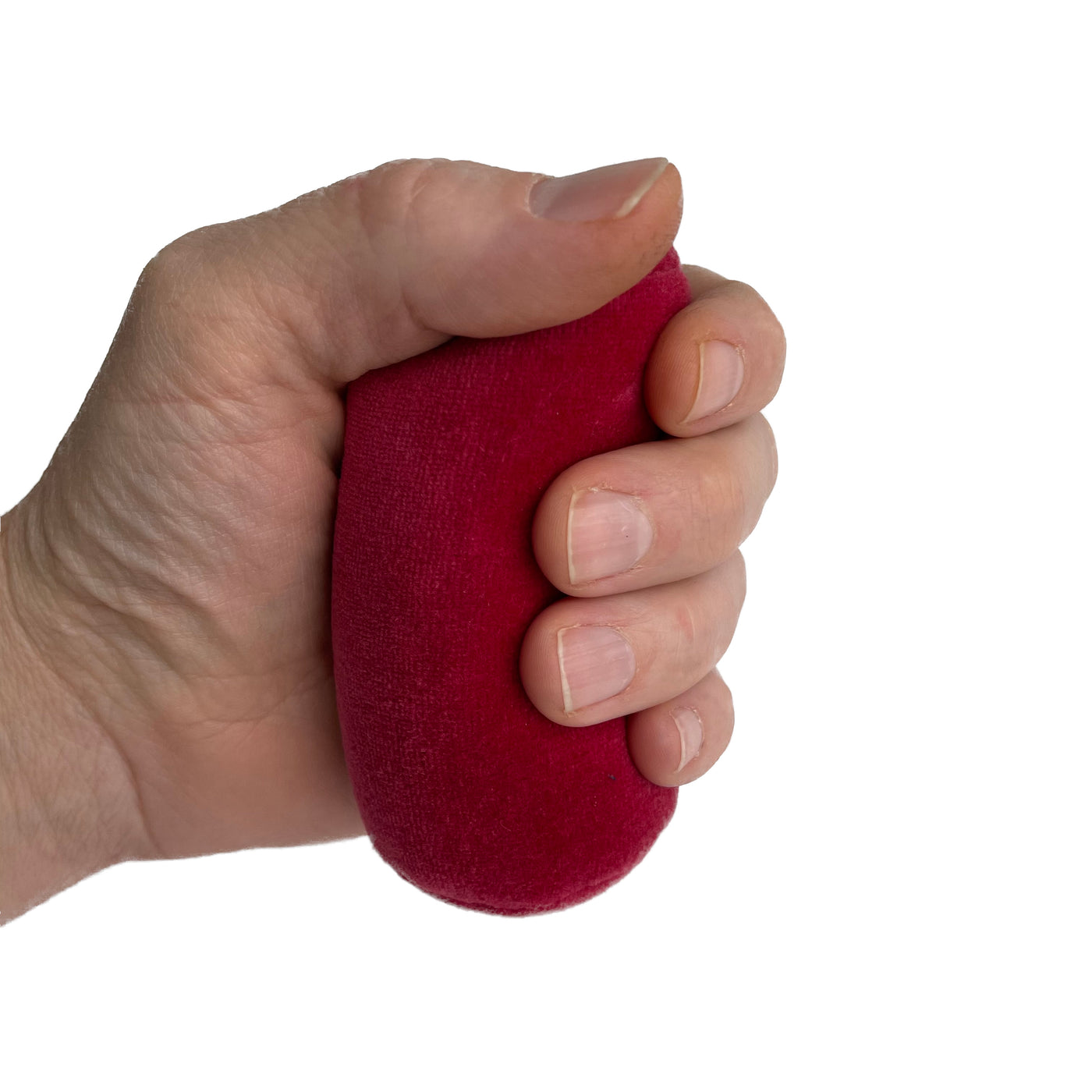 Medoris M063 hand grip palm protector in raspberry, shown on a white background